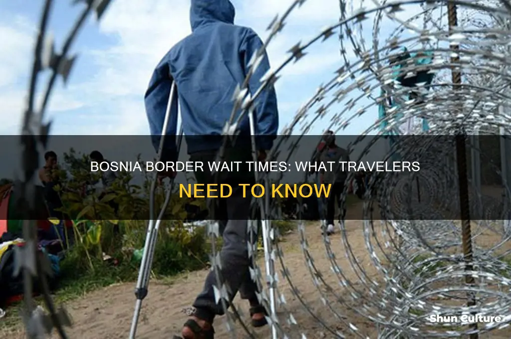 is bosnia border wait times