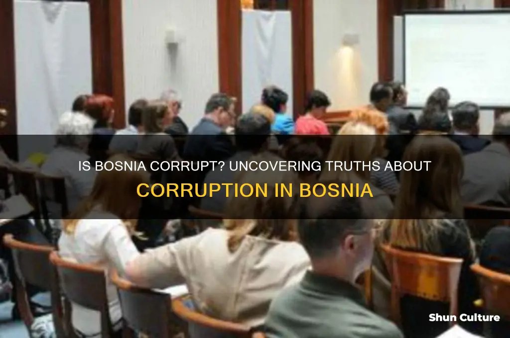 is bosnia corrupt