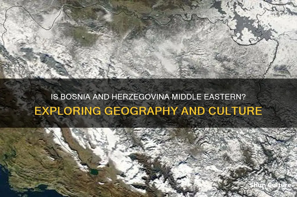 is bosnia herzegovina in middle eastern