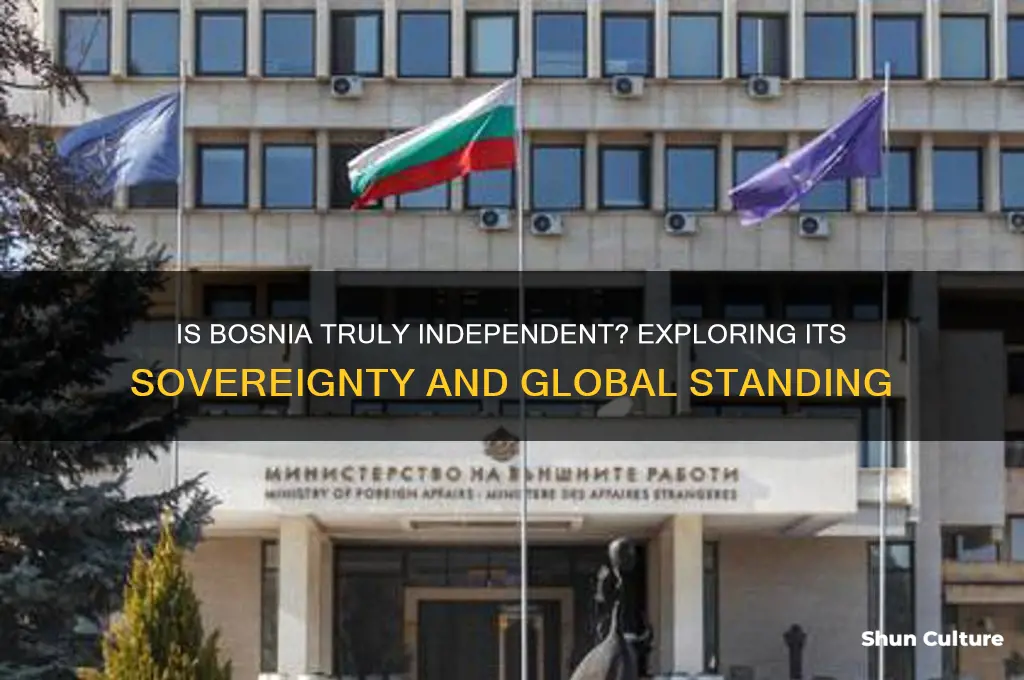 is bosnia independent