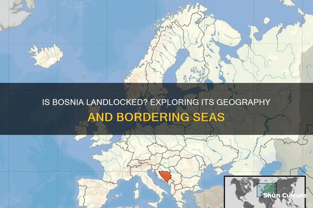 is bosnia land locked
