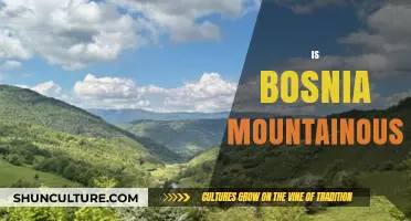 Exploring Bosnia's Stunning Mountainous Terrain: A Geographic Overview