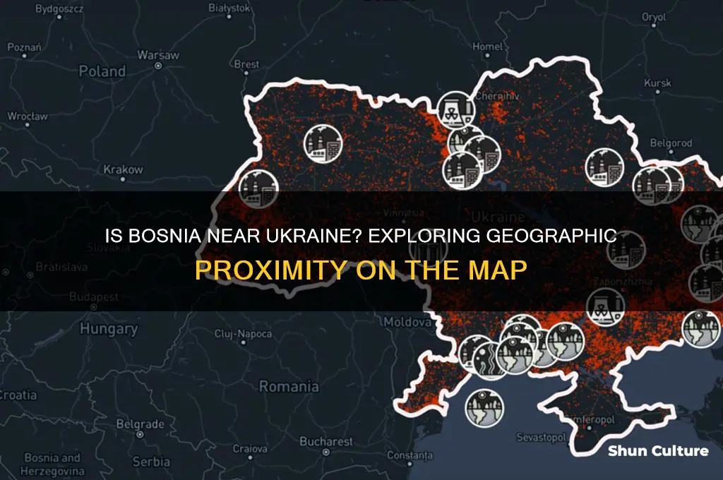 is bosnia near ukraine map