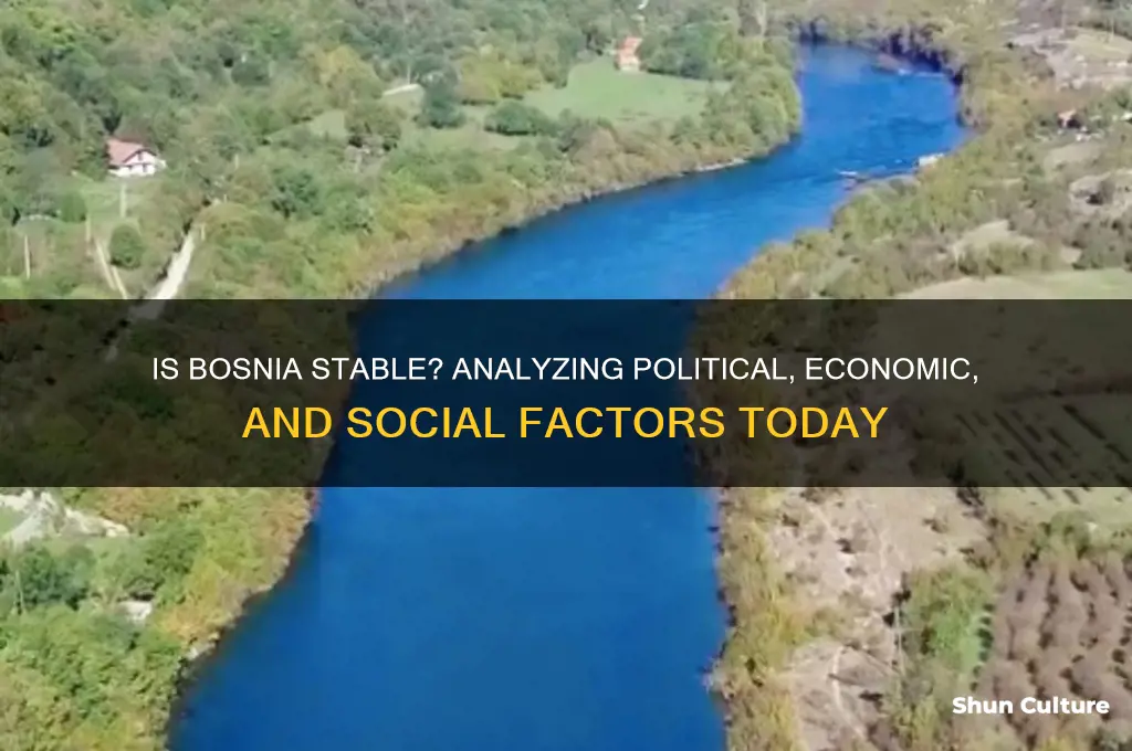 is bosnia stable
