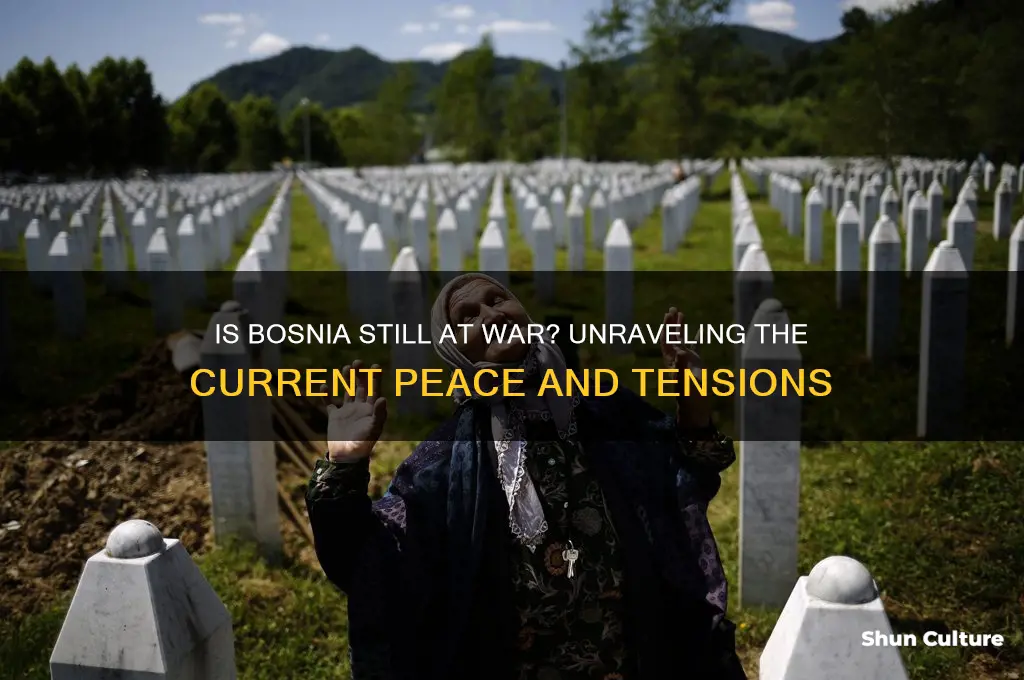 is bosnia still at war