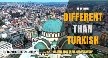 Bosnian vs. Turkish: Unraveling the Differences in Language and Culture