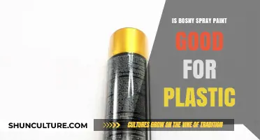 Is Bosny Spray Paint Durable and Effective for Plastic Surfaces?