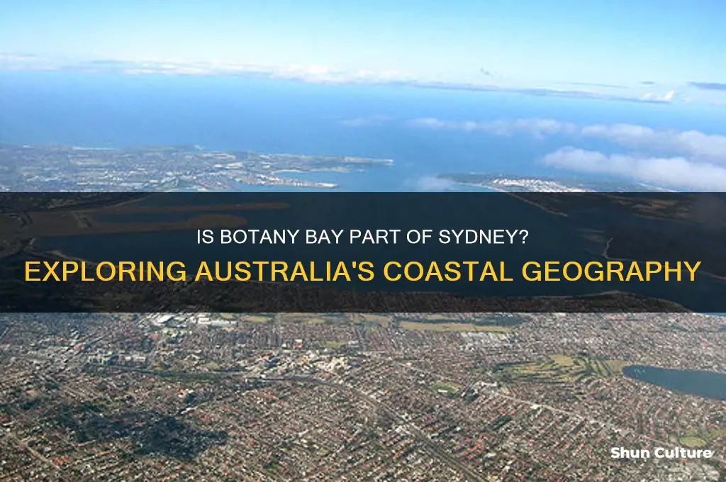 is botany bay part of the city of sydney australia