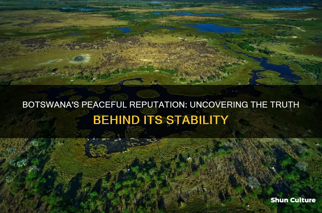 is botswana a peaceful country