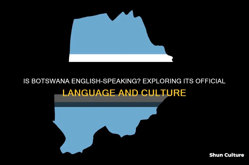 is botswana an english speaking country