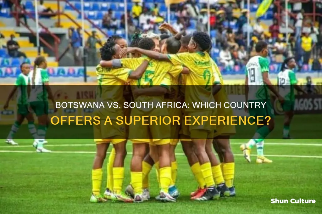 is botswana better than south africa
