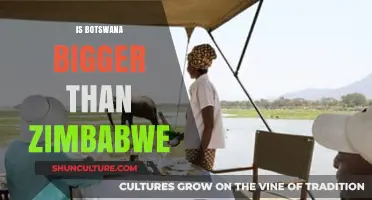 Botswana vs. Zimbabwe: Comparing Land Size and Geographical Differences