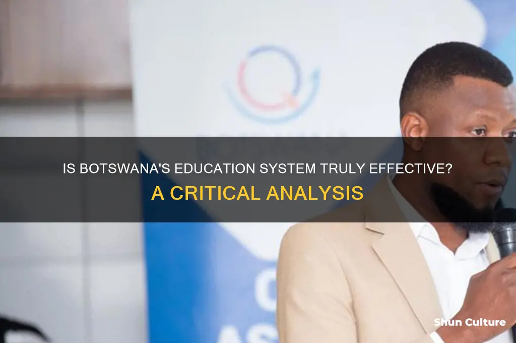 is botswana education goood