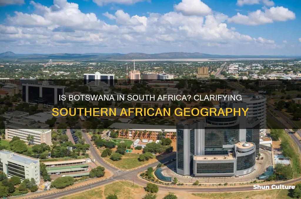 is botswana in south africa