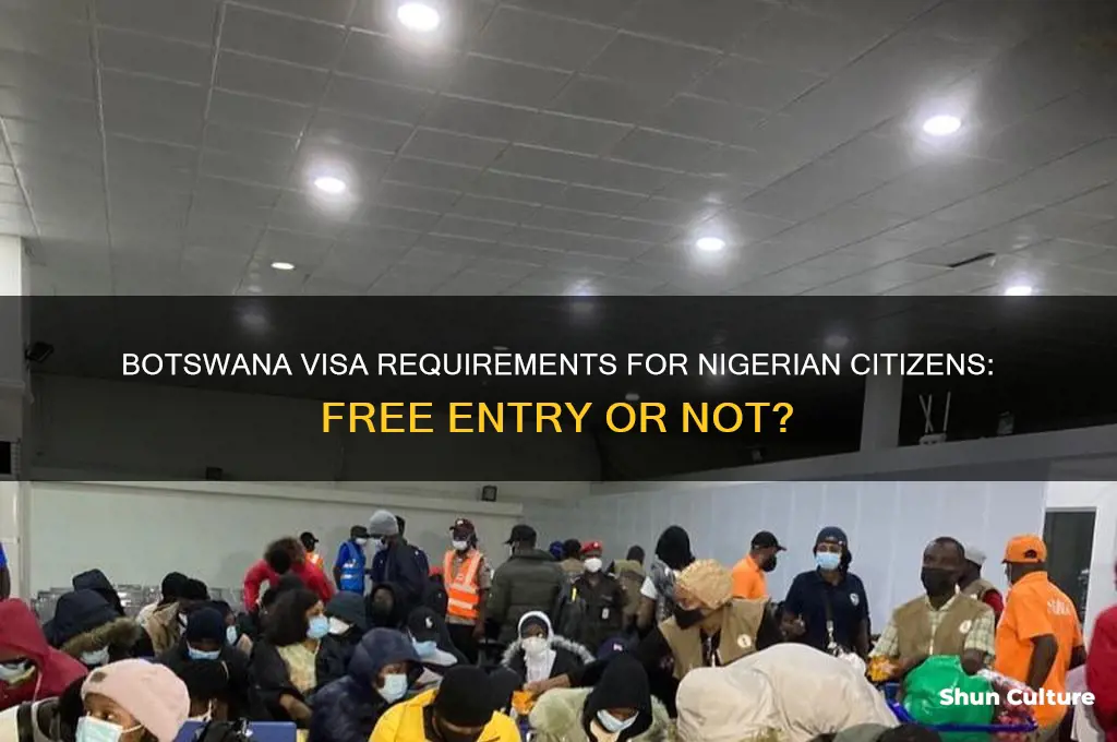 is botswana visa free for nigeria
