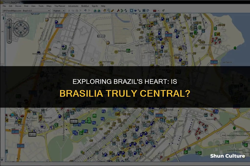 is brasilia in the center of brazil