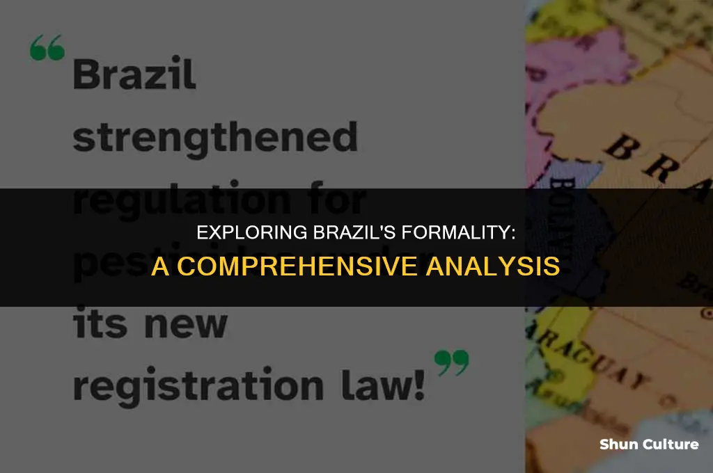 is brazil a formal region