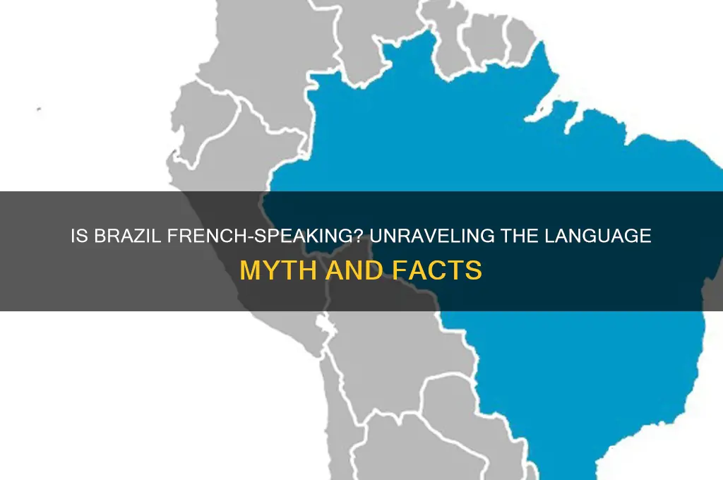 is brazil a french speaking country