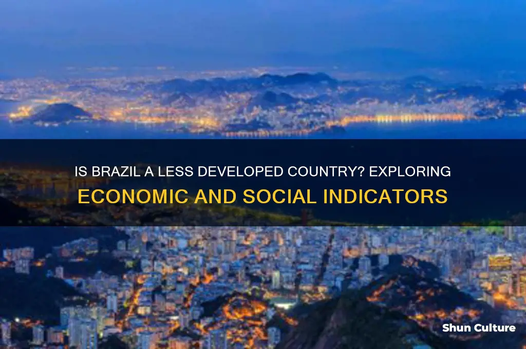 is brazil a less developed country