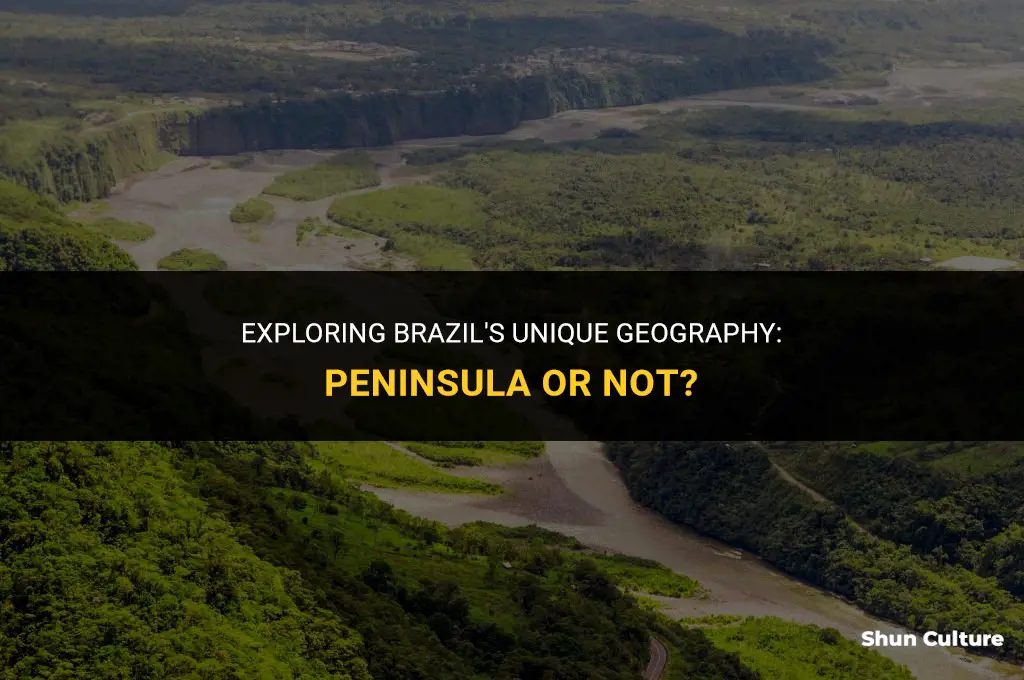 is brazil a peninsula