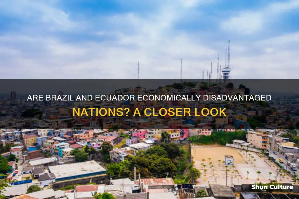 is brazil and ecuador considered poor countries
