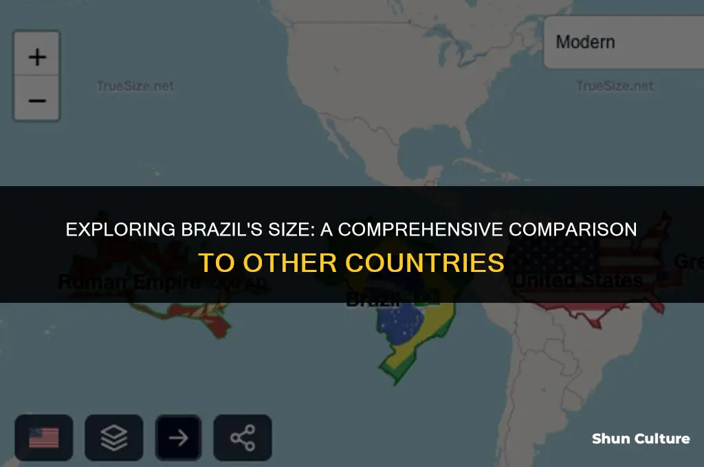 is brazil as big as