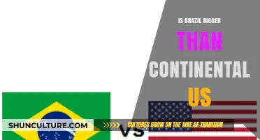 Exploring the Size Comparison: Brazil vs. Continental US