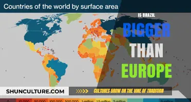 Exploring the Myth: Is Brazil Really Larger Than Europe?