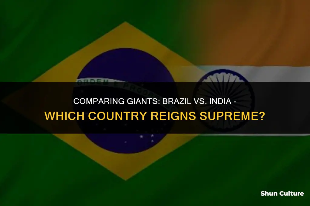 is brazil bigger than india