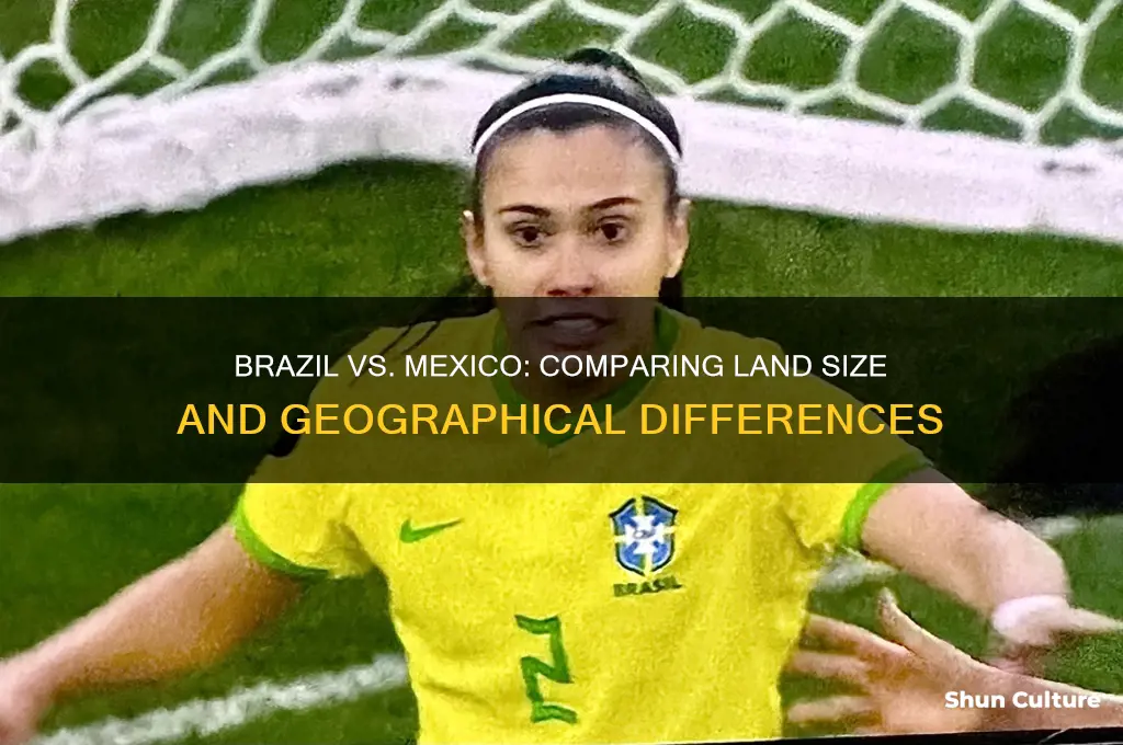 is brazil bigger than mexico