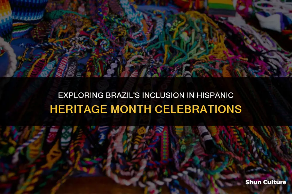 is brazil celebrated during hispanic heritage month
