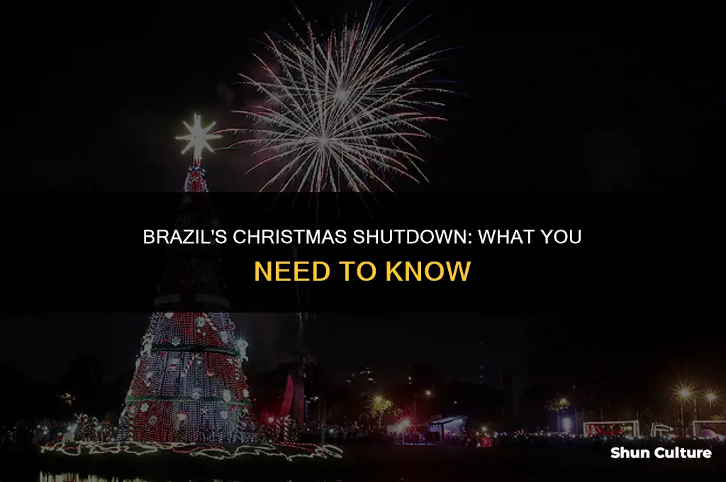 is brazil closed during christmas