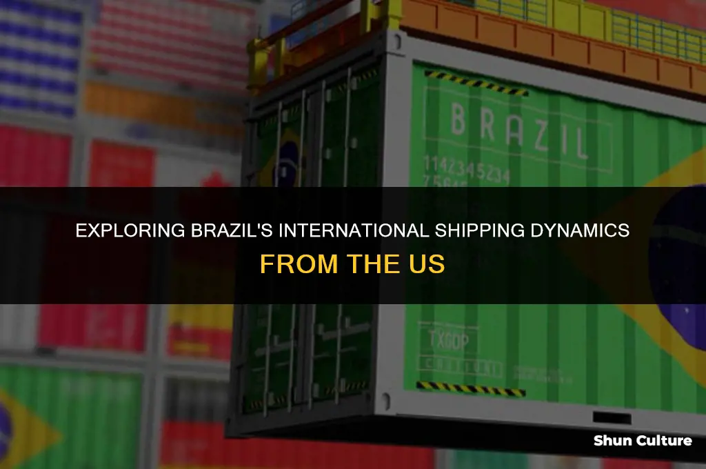 is brazil considered international if I ship from us