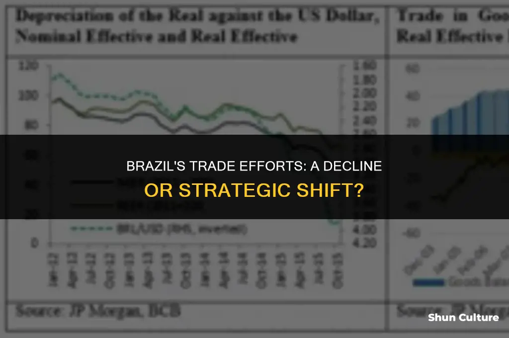 is brazil declining in their trade efforts