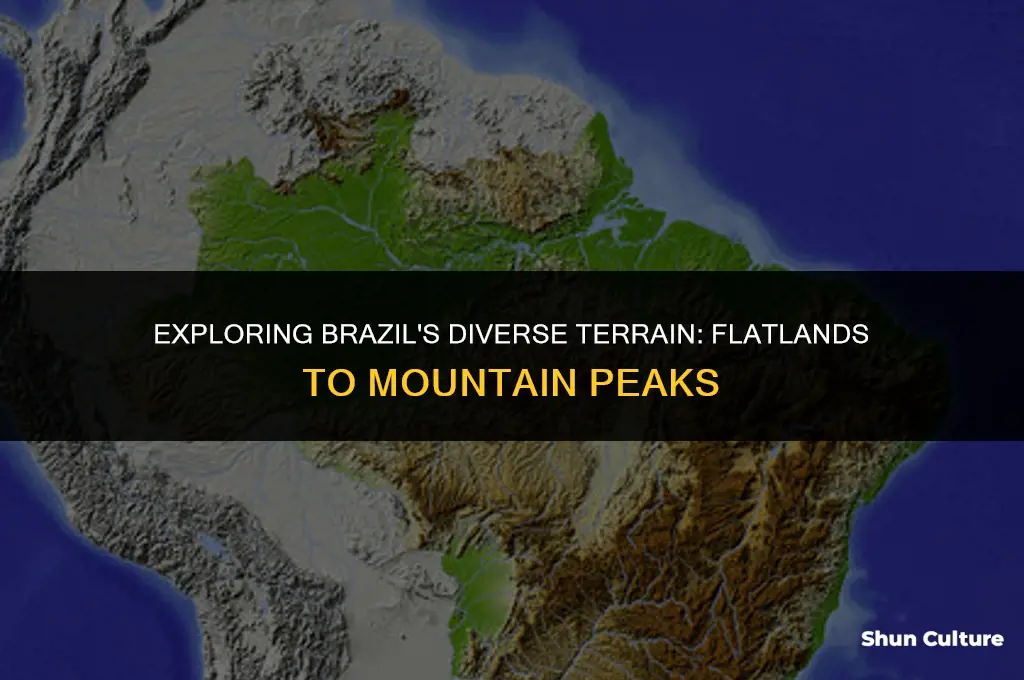 is brazil flat or mountainous