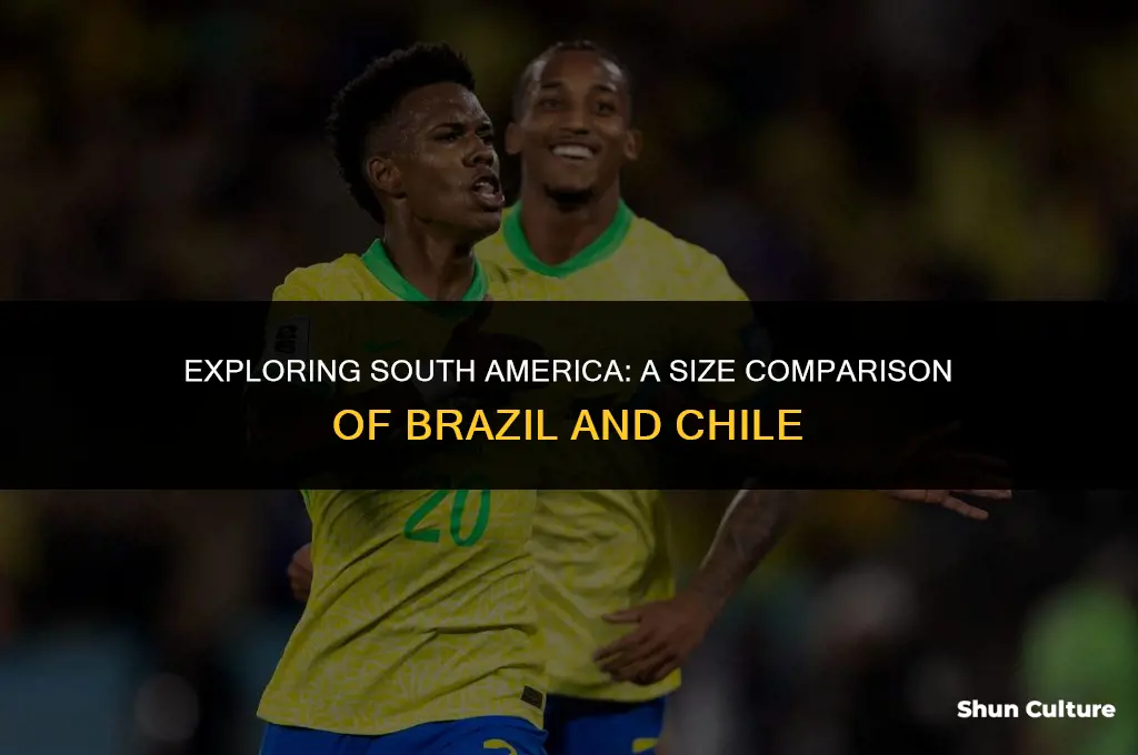 is brazil larger than chile