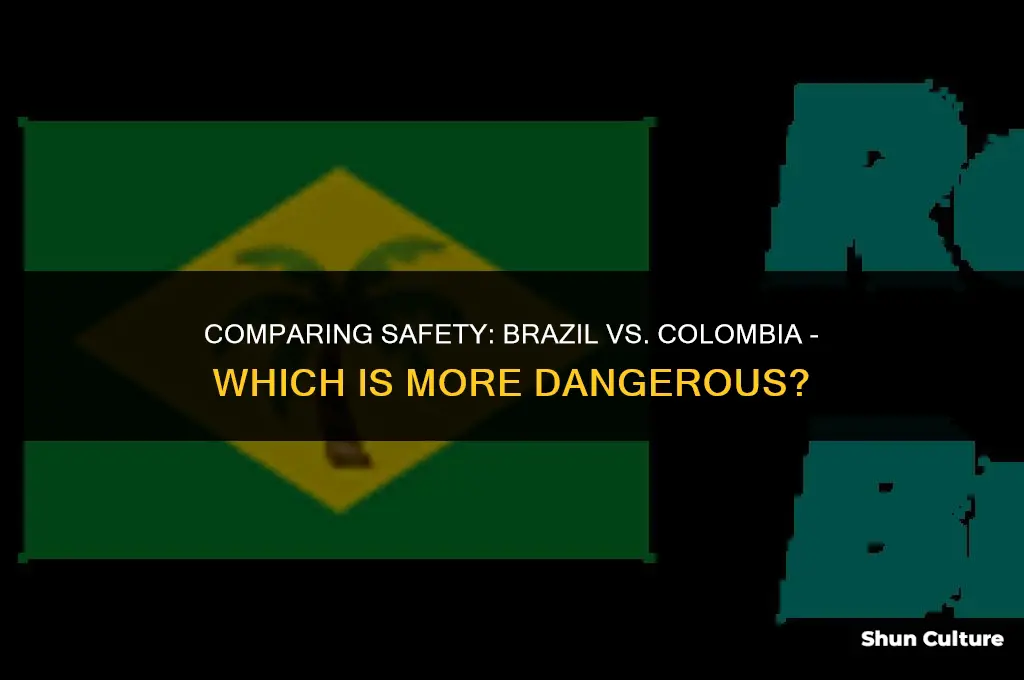 is brazil more dangerous than colombia