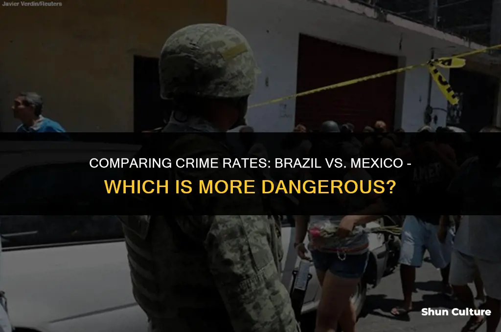 is brazil more dangerous than mexico