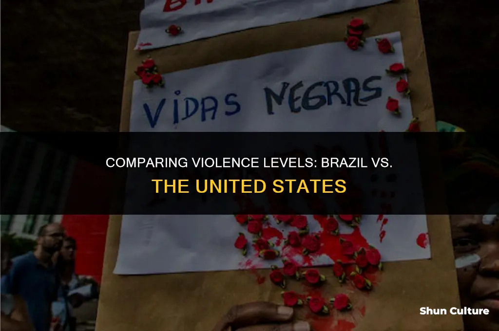 is brazil more violent than the united states