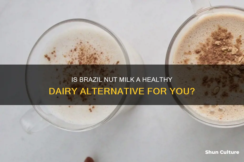 is brazil nut milk healthy