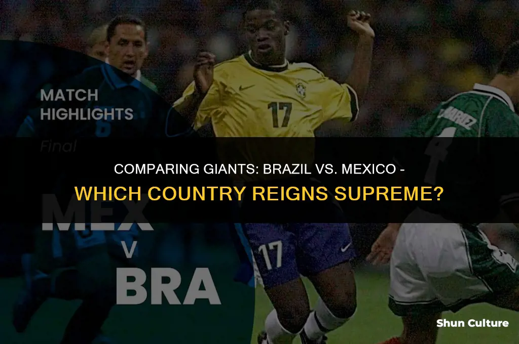 is brazil or mexico bigger
