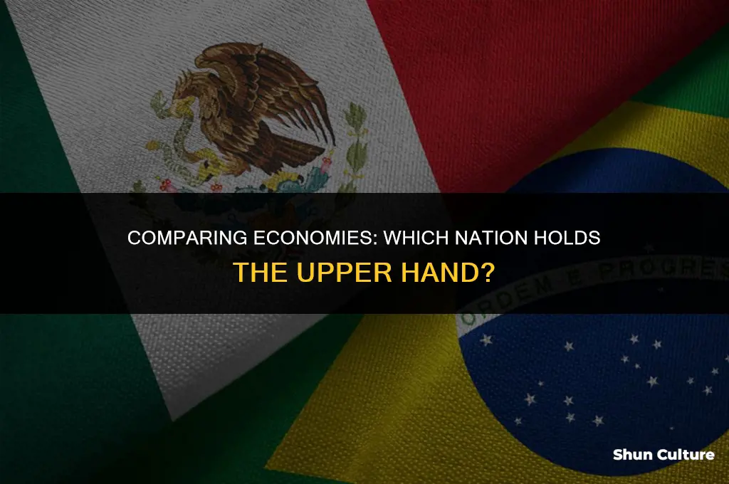 is brazil or mexico richer