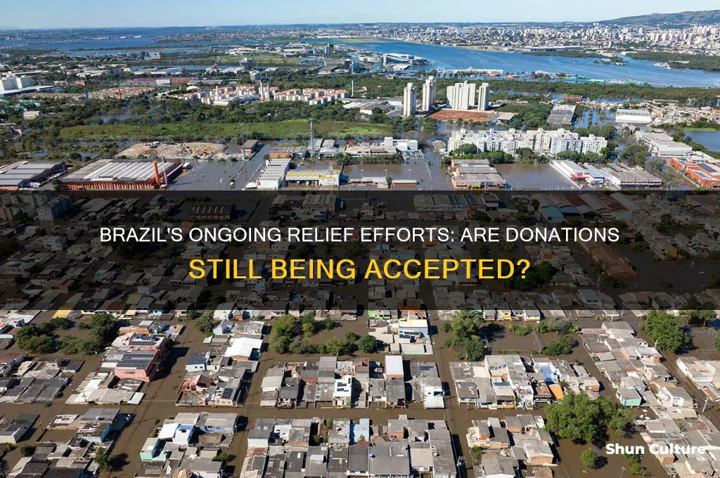 is brazil still accepting donations
