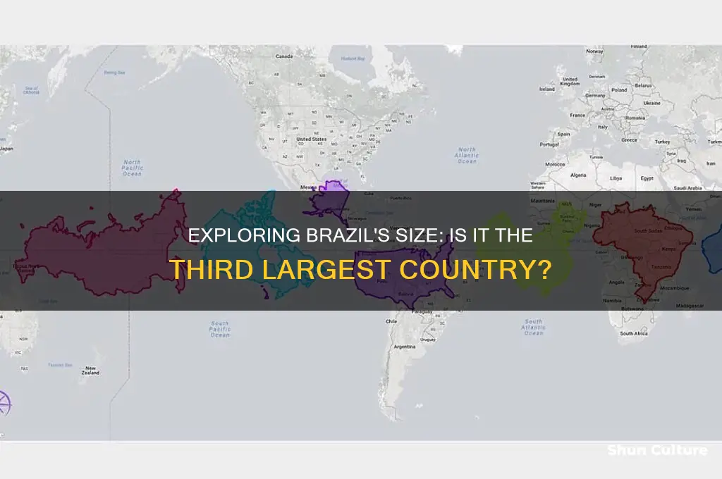 is brazil the 3rd largest country