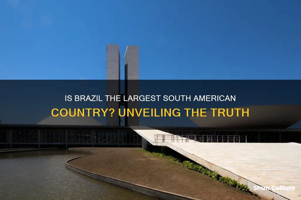 is brazil the largest sa country