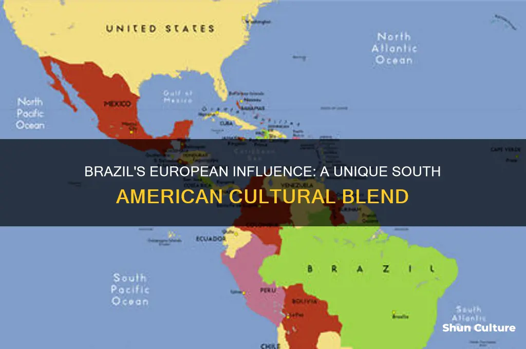 is brazil the most european of south american countries