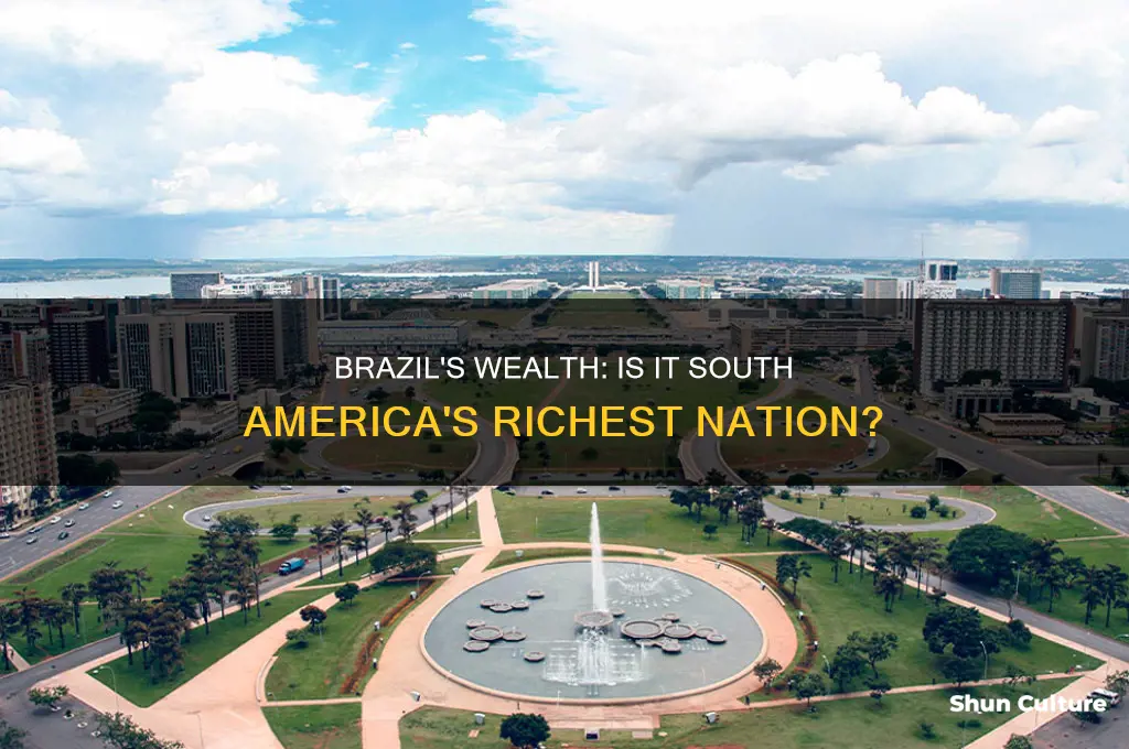 is brazil the richest country in south america