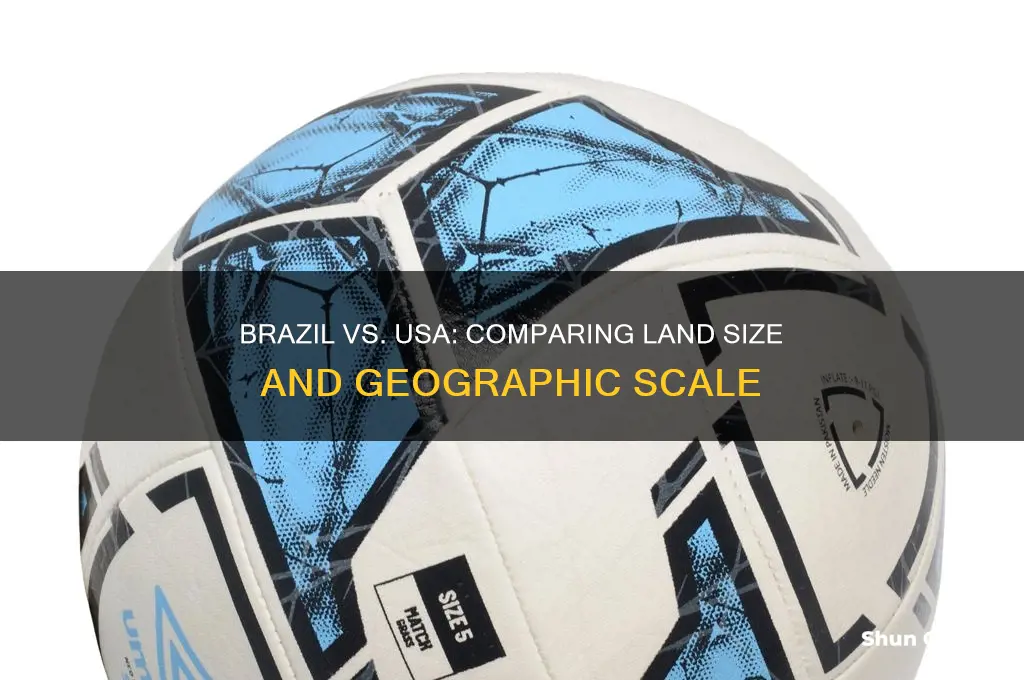 is brazil the same size as the united states