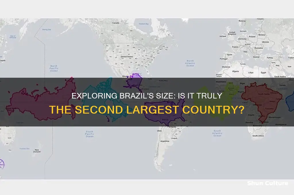 is brazil the second largest country