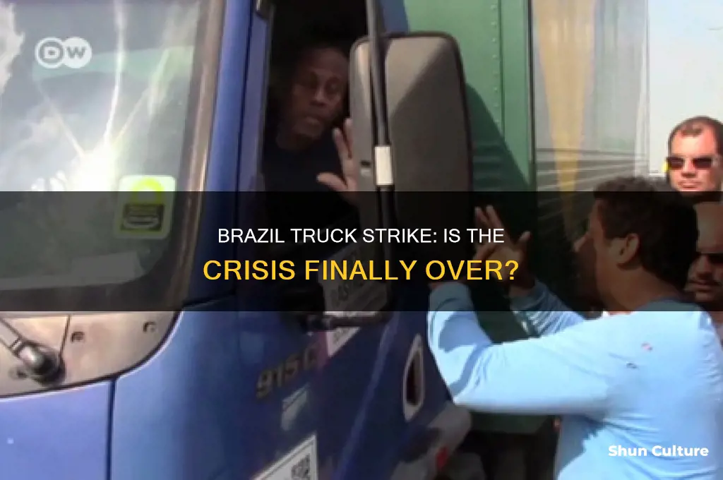 is brazil truck strike over